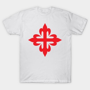 Flowered cross (red) T-Shirt